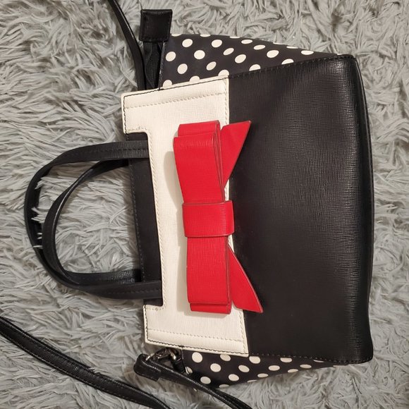 Danielle Nicole Signature Minnie Mouse Satchel Purse - Picture 4 of 9